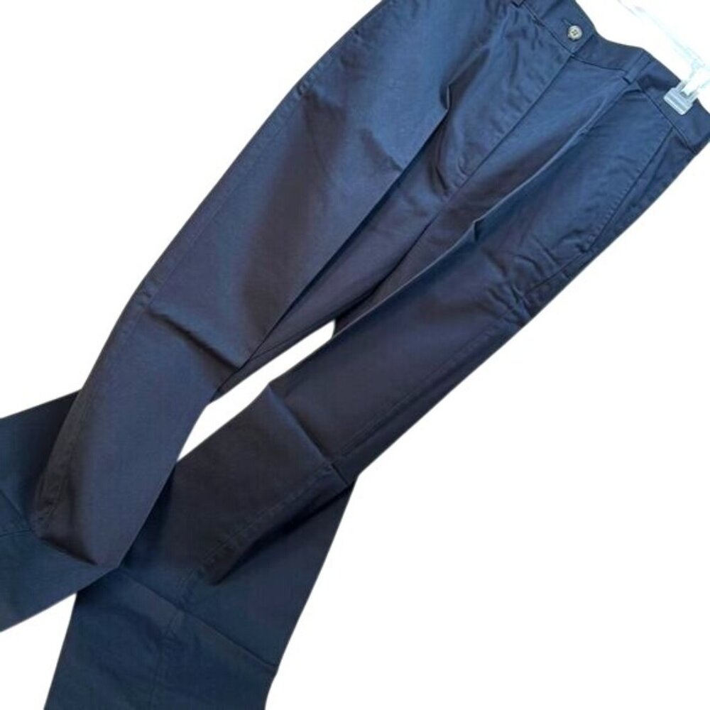 L.L. Bean Womens Navy Pleated Dress Pants Size 12